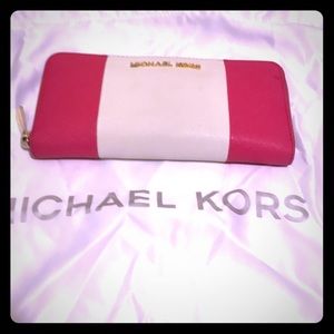 Pink & White Wallet